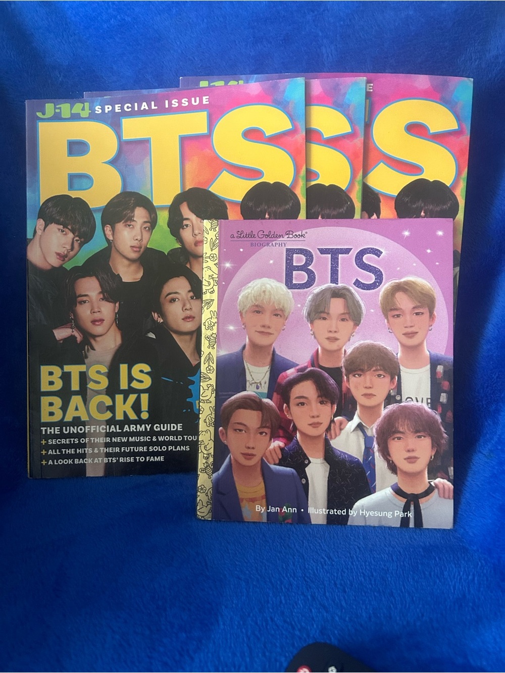 BTS K-Pop Fan Magazine Set plus Little Golden Book!